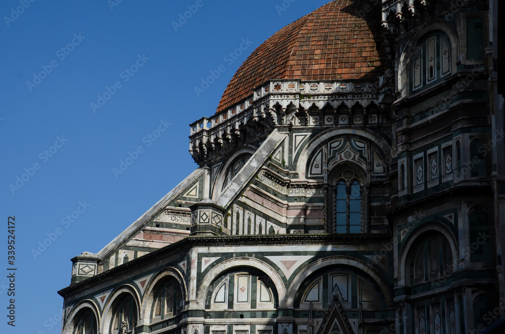 Dome in Florence Italy with blue sky 2