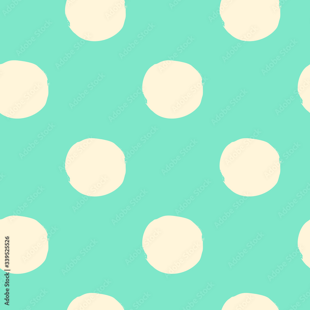 Cute hand drawn circles seamless patterns. Polka dot design. Vector wallpaper. Cute hand drawn circles seamless patterns. Polka dot design. Vector wallpaper.
