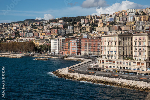 Partenope Street in the Naples Bay photo