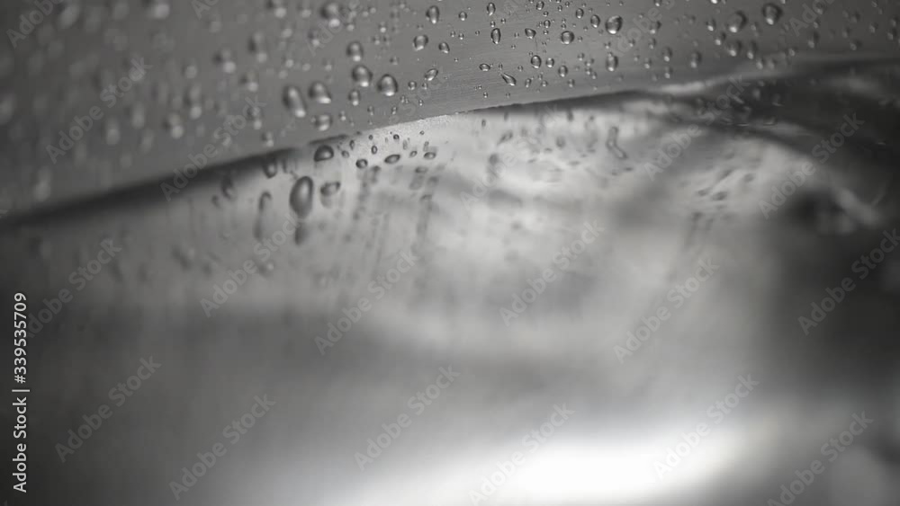 The sound of the dripping tap, in the everyday situation of a kitchen