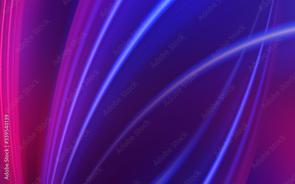 Abstract dark background with blue and pink neon glow. Neon light lines, waves. Abstract dark background with blue and pink neon glow. Neon light lines, waves.