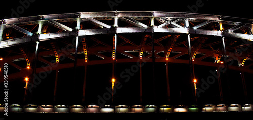 night lights of the bridge