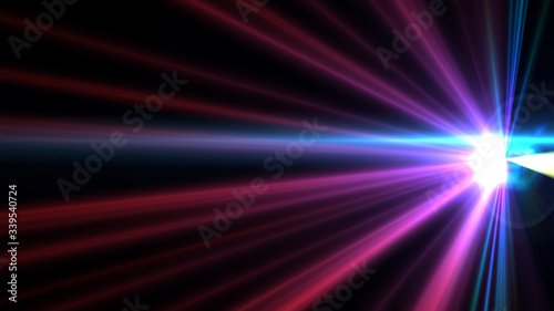 Modern lens flare red background streak rays (super high resolution) 