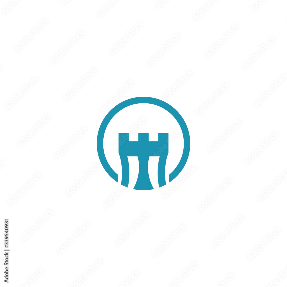Castle Logo Template vector symbol Castle Logo Template vector symbol