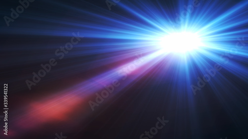 Modern lens flare red background streak rays  super high resolution  