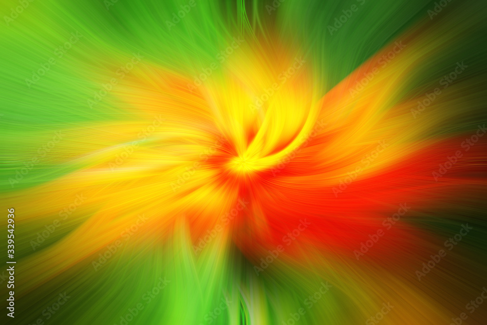 Abstract Multicolor Wavy Line of Light twirl background
