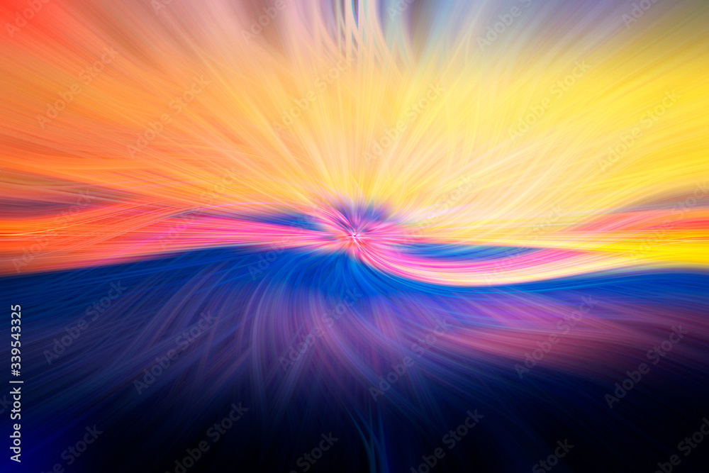 Abstract Multicolor Wavy Line of Light twirl background Abstract Multicolor Wavy Line of Light twirl background