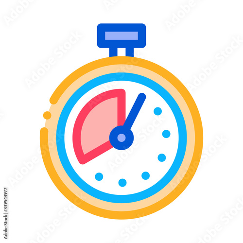 Free Download timer stopwatch icon vector. timer stopwatch sign. color symbol illustration - GFXLoad