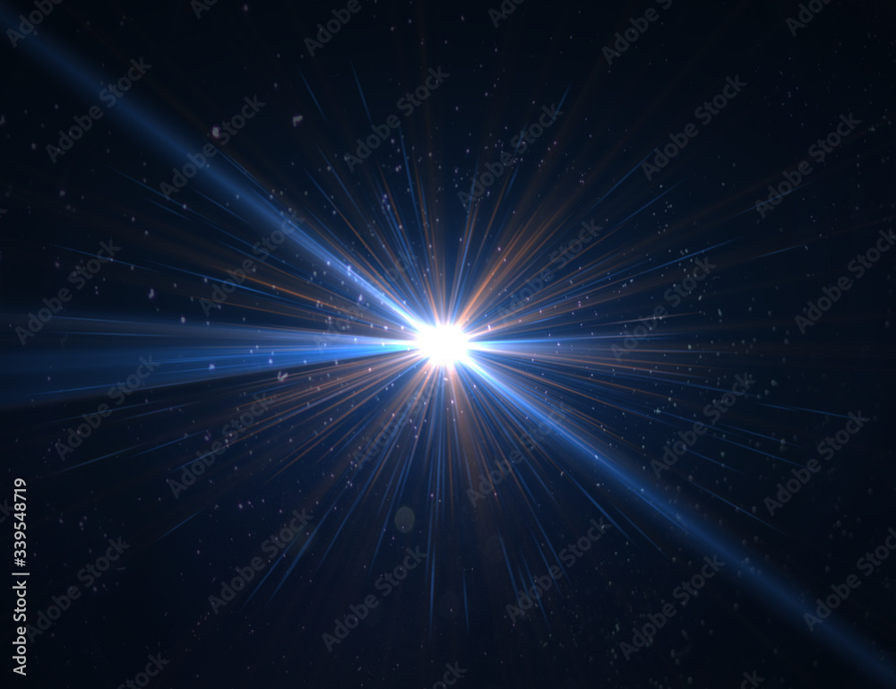 Modern lens flare red background streak rays (super high resolution) Modern lens flare red background streak rays (super high resolution)