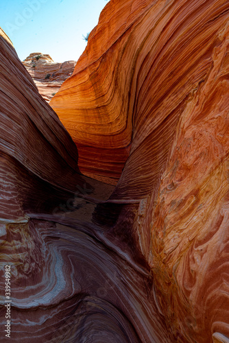 Arizona Wave - Famous Geology rock formation in Pariah Canyon, USA photo