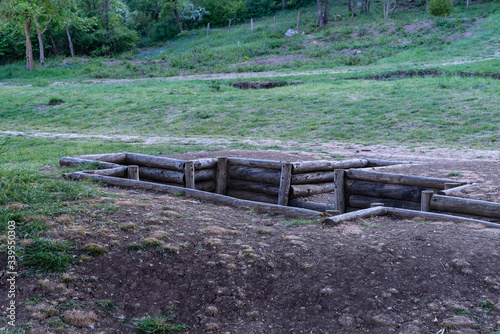 Trenches on Sapun Mountain. Sevastopol.