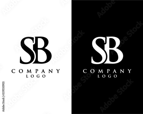 letter SB, BS abstract Company logo design. vector logo for company identity