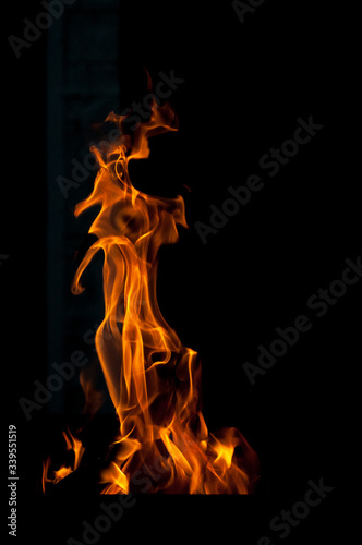 fire in the dark © Volodymyr