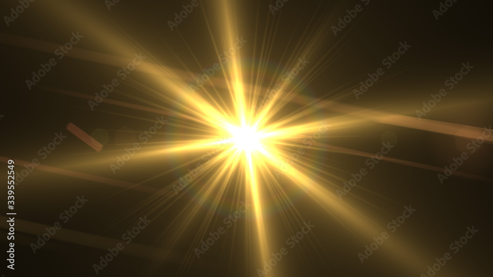 Obraz premium Modern lens flare red background streak rays (super high resolution) 
