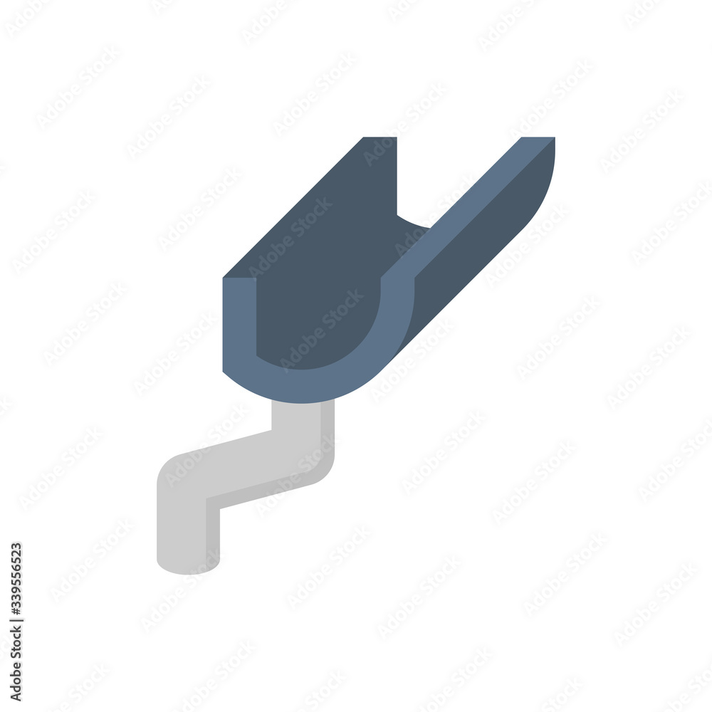 roof gutter icon roof gutter icon