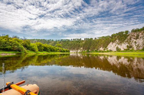 rafting down the Belaya river, Bashkortostan summer