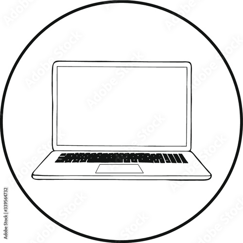 ordinateur portable picto, portable picto