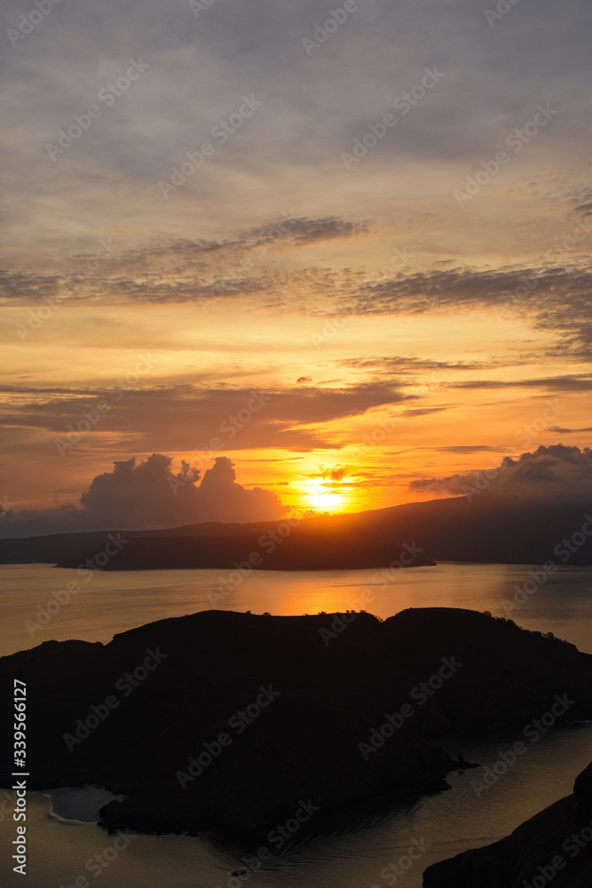 Sunrise over Padar Island, East Nusa Tenggara, Indonesia