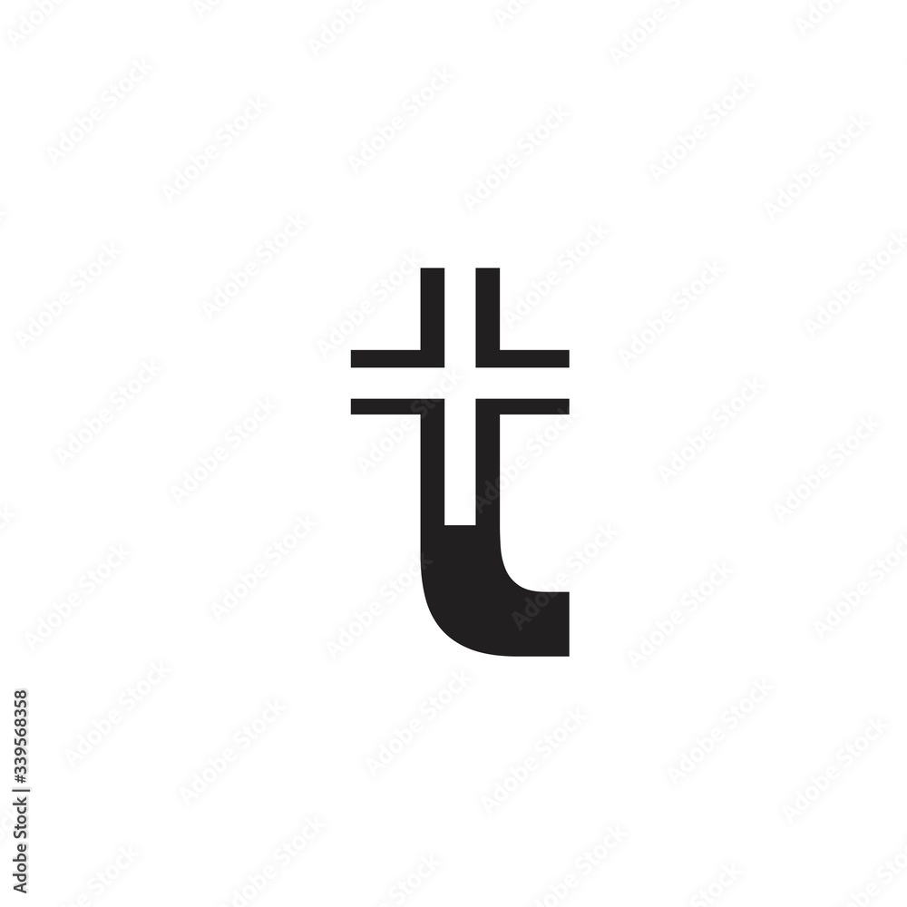 logo T icon vector