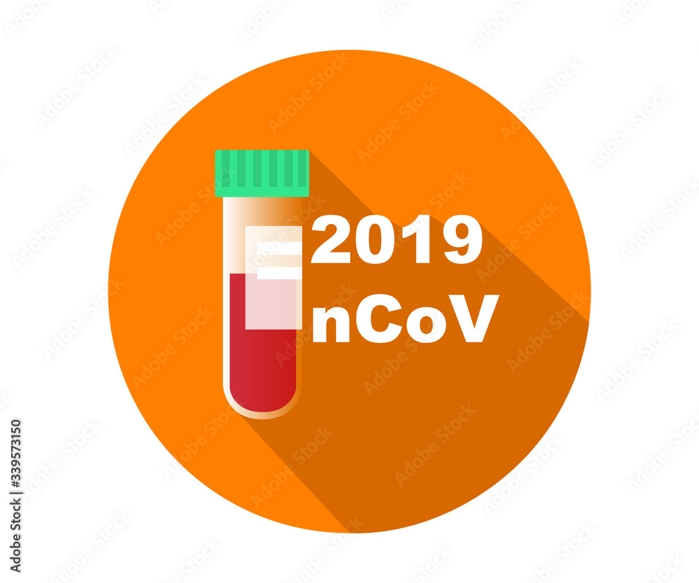 Glass test tube with blood. Viruses and bacteria. coronavirus graphic, banner, vector. Glass test tube with blood. Viruses and bacteria. coronavirus graphic, banner, vector.