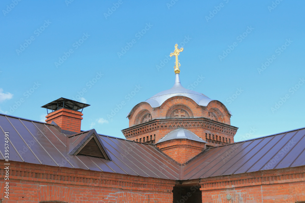 Chapel of Regal passion bearers. Sviazhsk Island, Tatarstan, Russia