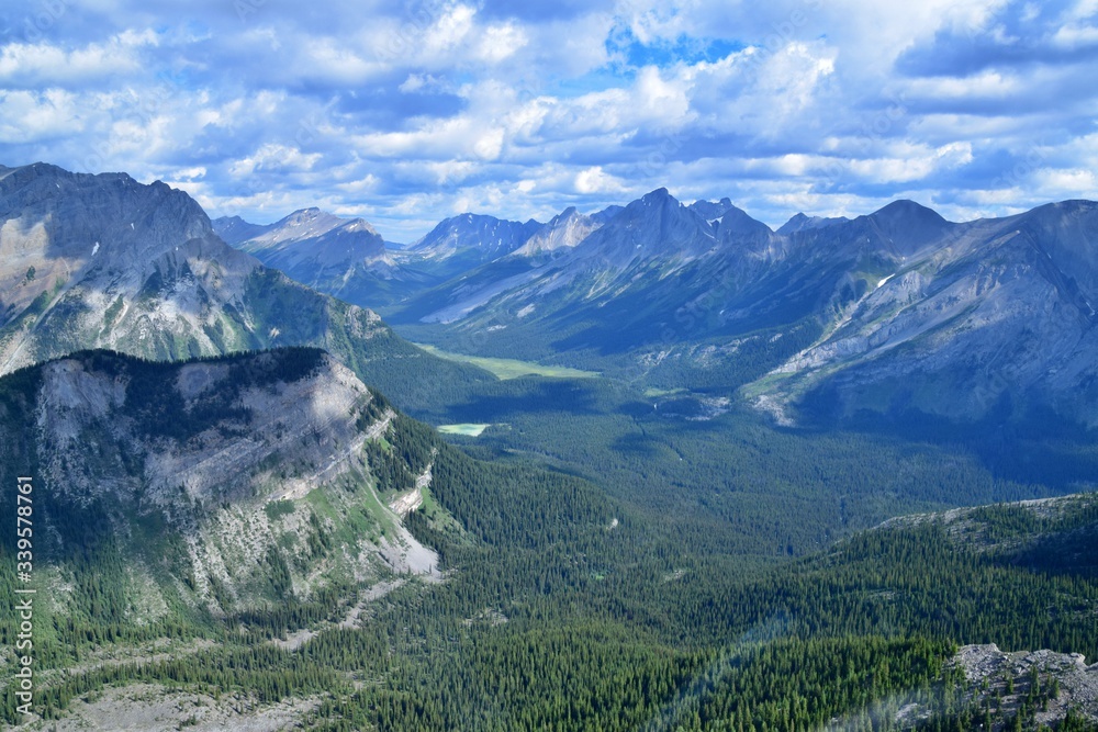 Helicopter Ride over Banff National Park , Canada , Rocky Mountains Helicopter Ride over Banff National Park , Canada , Rocky Mountains