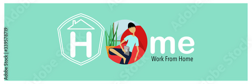 Work from home. Coronavirus covid19