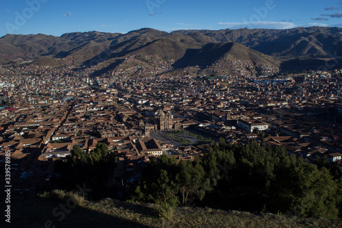 panoramic view of Cusco, Perù