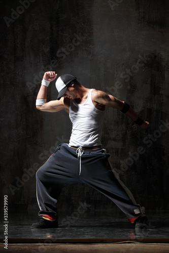 young modern hip hop male dancer © Alexander Y