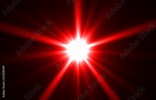 Modern lens flare red background streak rays (super high resolution)
