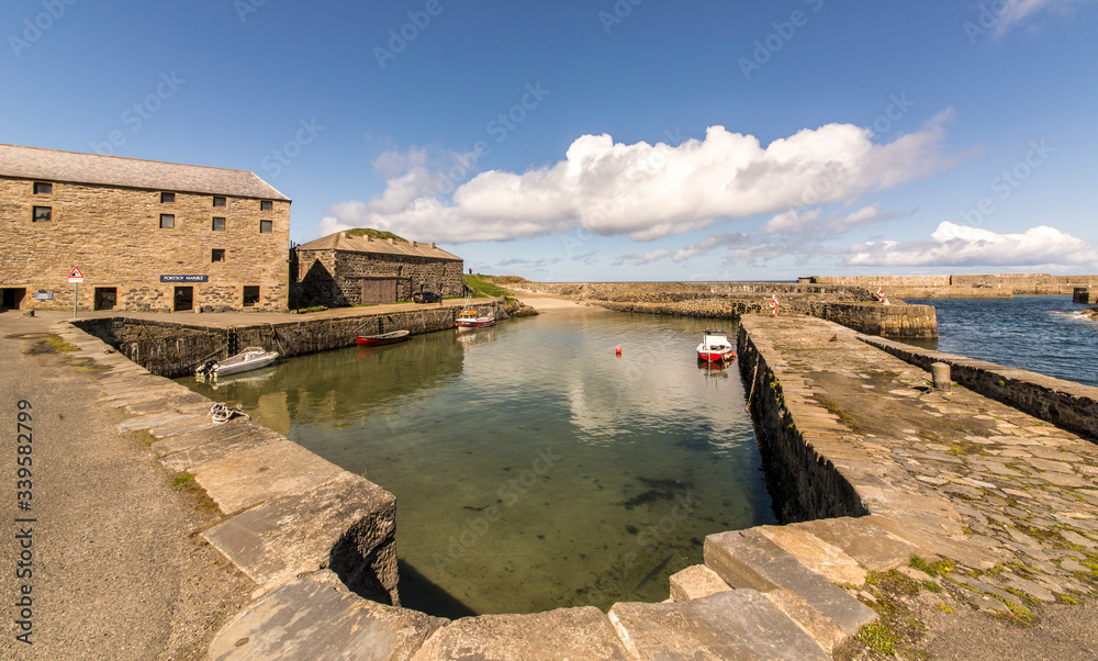 Portsoy 13th Century Harbour Reflections