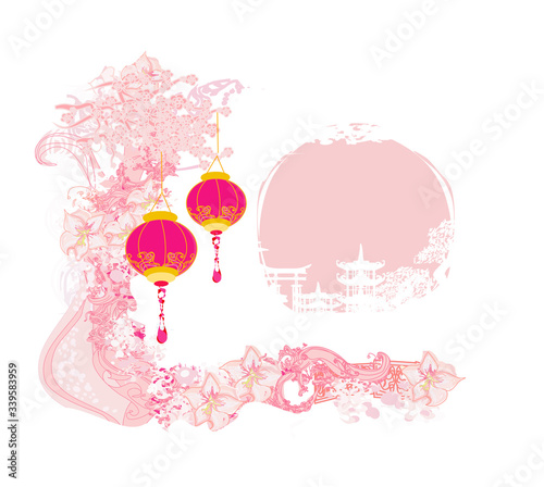 Mid-Autumn Festival for Chinese New Year - card