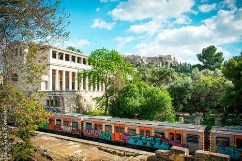 Ancient meets modern in Athens, Greece