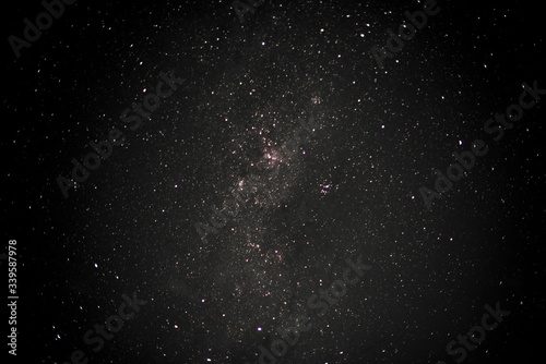 starry night sky above the atacama desert in chile