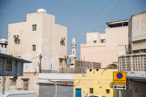 old arab medina city with minaret  © Zach