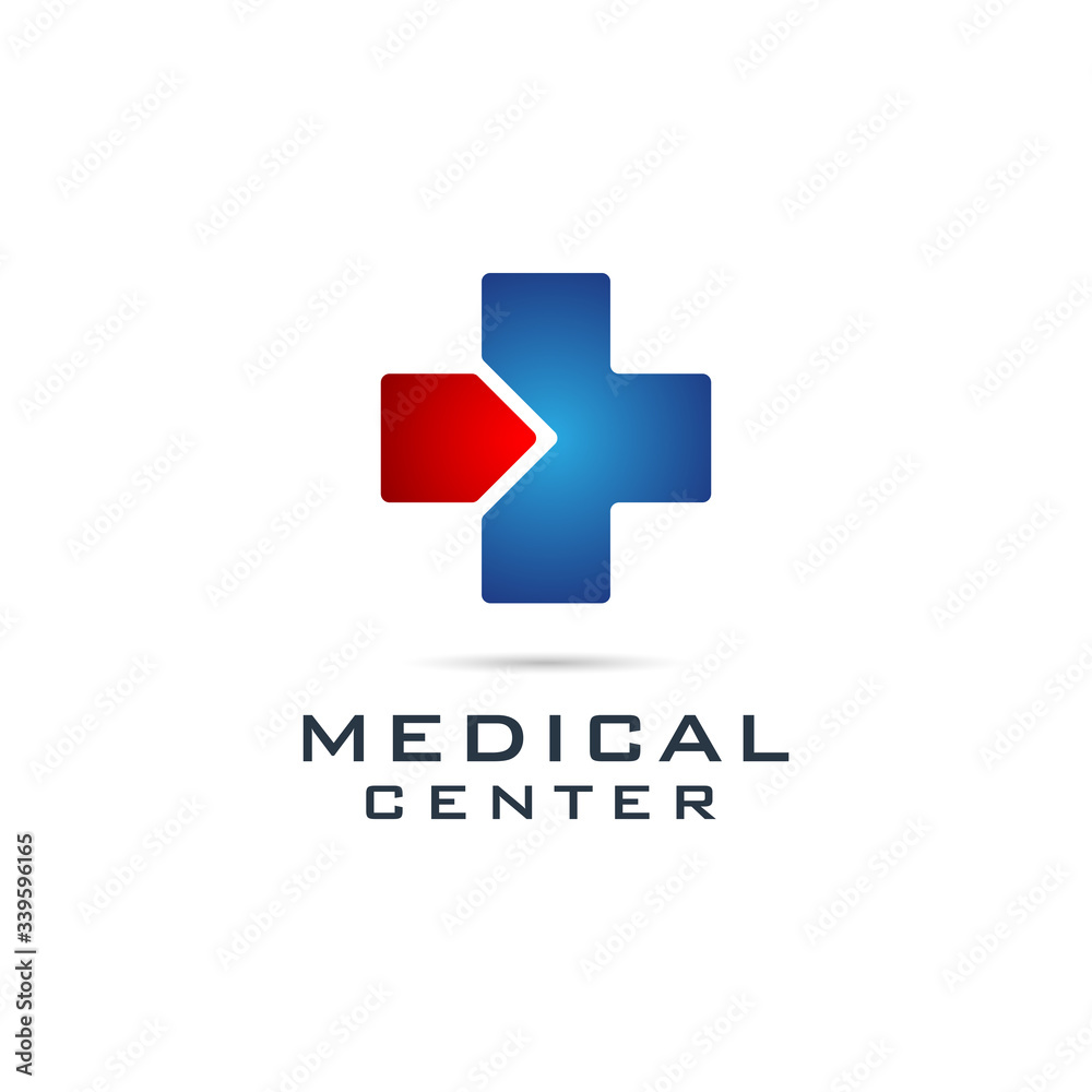 Medical health logo vector design template Medical health logo vector design template