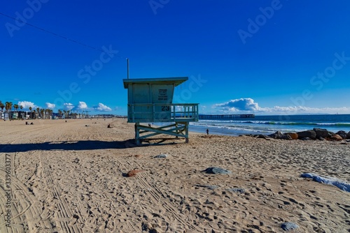 lifeguard hut on the beach