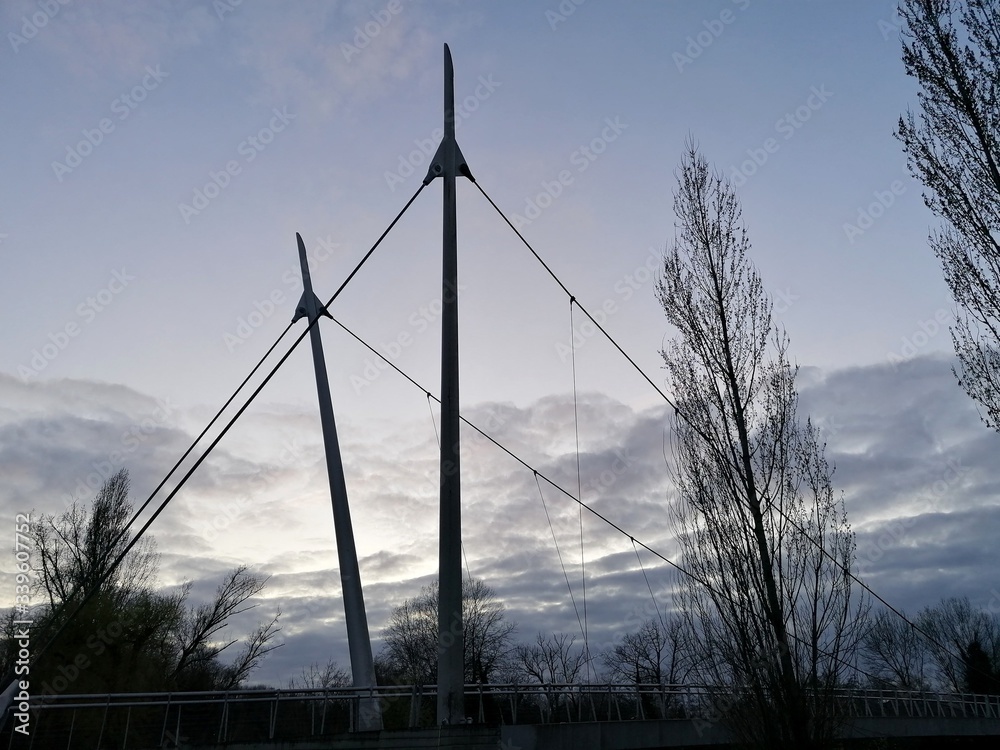 Fototapeta premium Mały żelazny most