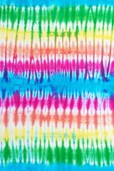 tie dye pattern hand dyed on cotton fabric abstract texture background.
