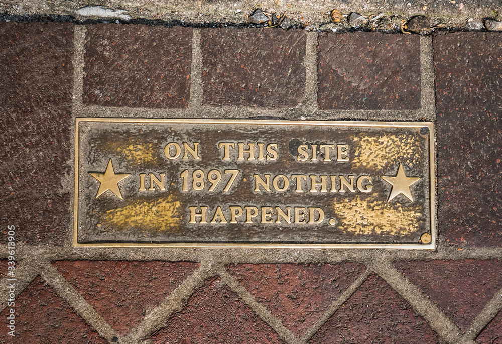 1897 Street sign in New Orleans