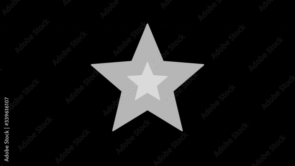 Star Fill Shape Background Loop Star Fill Shape Background Loop