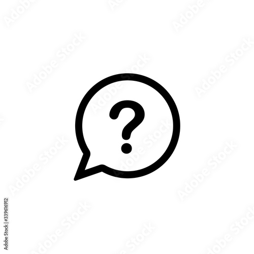 Question mark icon, Question mark sign and symbol vector Design