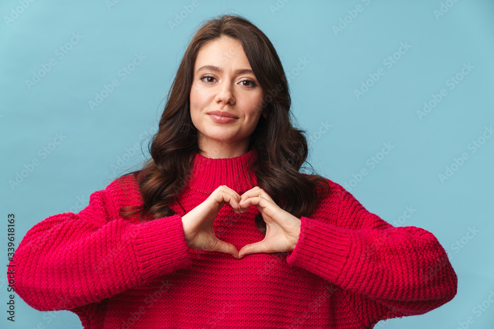 Portrait of an attractive young woman