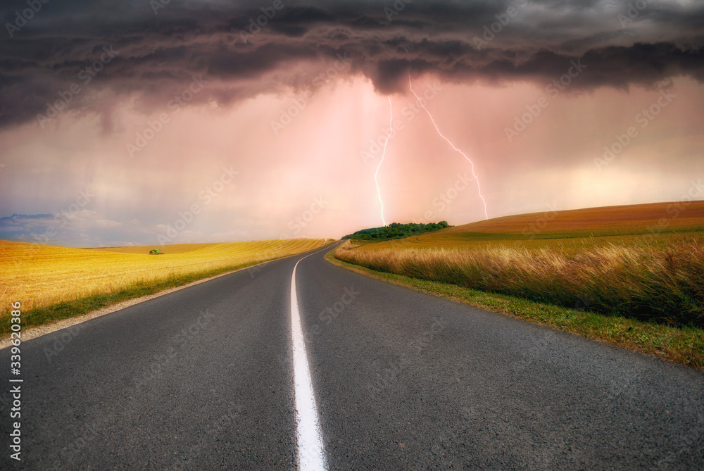 road to the storm