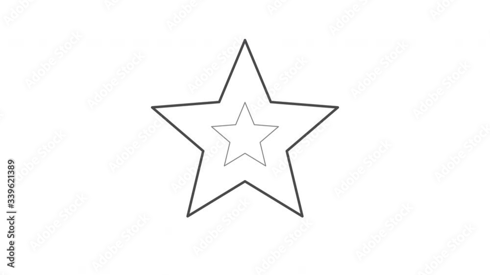 Star Clean Shape Background Loop Star Clean Shape Background Loop