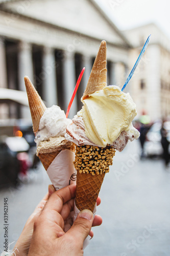 Canvas Print Italian ice