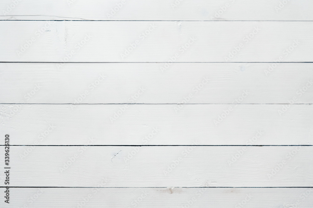 White wooden pine planks texture. Shabby chic background. Washed painted wood surface. Wooden table top view Horizontal composition. New natural white wooden material, background texture White wooden pine planks texture. Shabby chic background. Washed painted wood surface. Wooden table top view Horizontal composition. New natural white wooden material, background texture