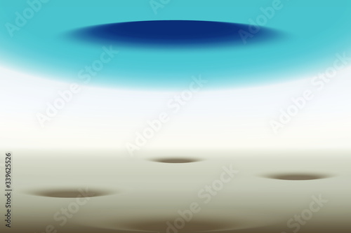 abstract wide spherical background
