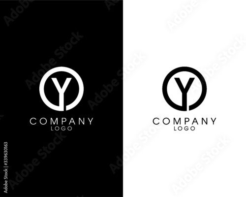 Letter OY, YO initial logotype company name design. vector logo for business and company identity