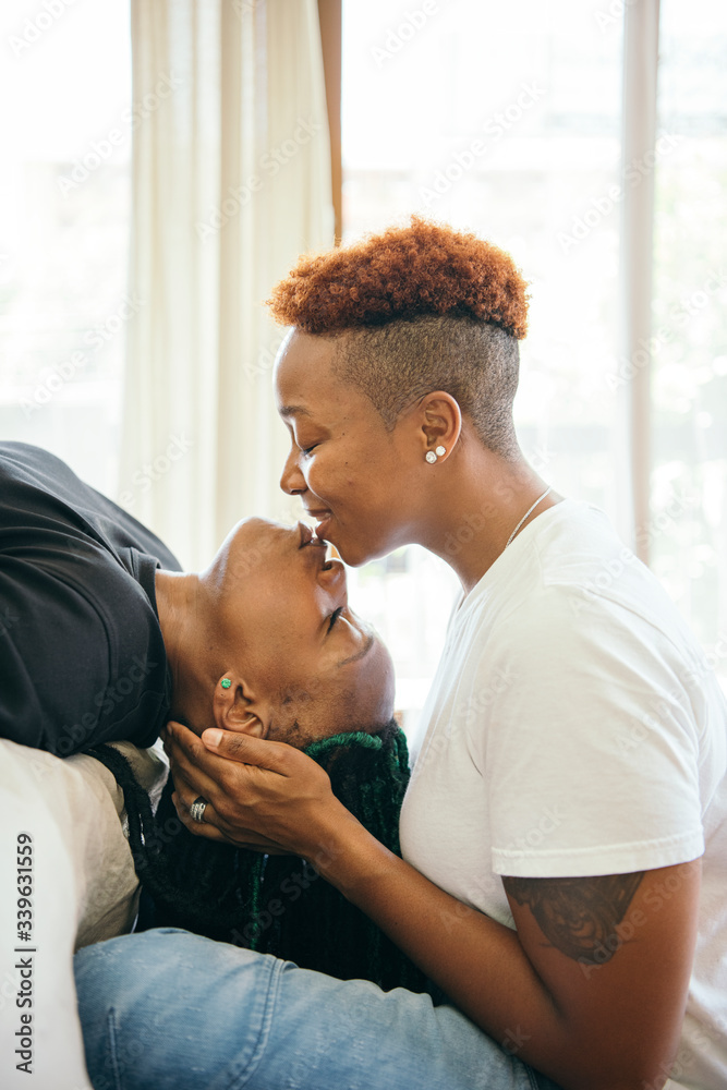 Fototapeta premium Lesbian couple love